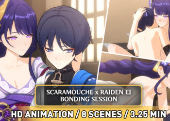 [PastaPaprika] Raiden Ei x Scaramouche ANIMATION (HD)