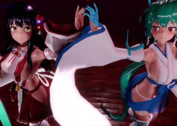 [busan出张所] W巫女の极楽浄土 B