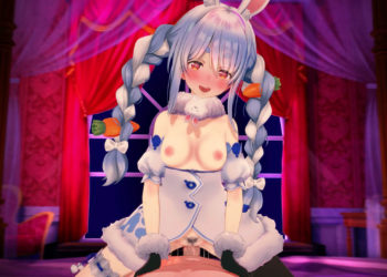 [まるこにー] 【WQHD】今日はぺこ●らが上でするぺこ ♡【阴毛差分あり】