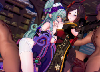 [Miuuuuu] 千织&梦见月瑞希 [中文字幕]