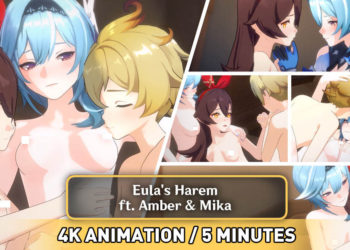 [PastaPaprika] Eula’s Harem – Amber & Mika ANIMATION