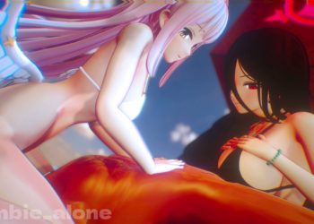 [zombie_alone] 【无料动画有】ブ〇アカショート动画